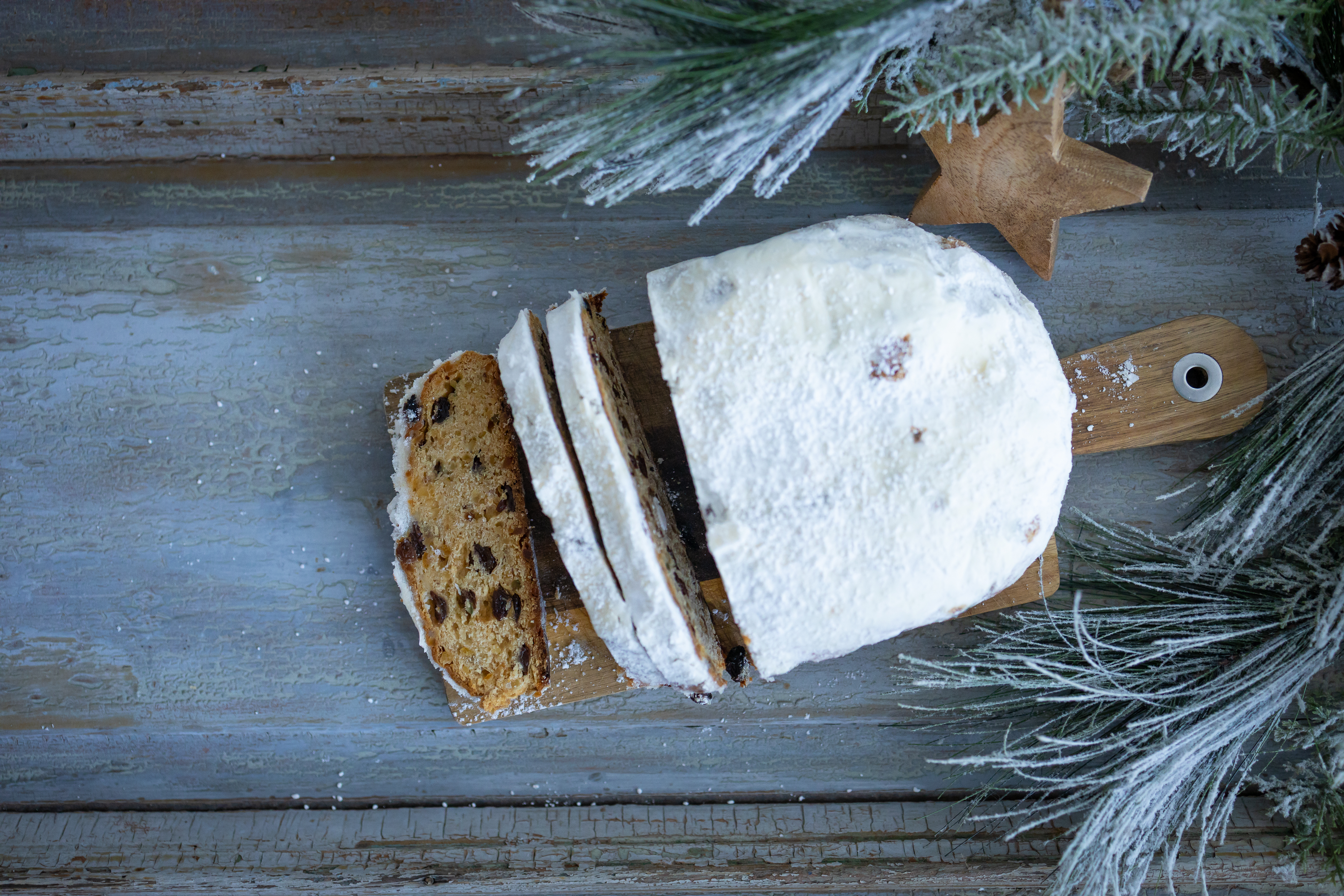 Butter stollen premium with topping, 1,500 g